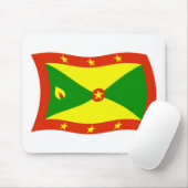 Grenada-Flagge-Mauspad Mousepad (Mit Mouse)