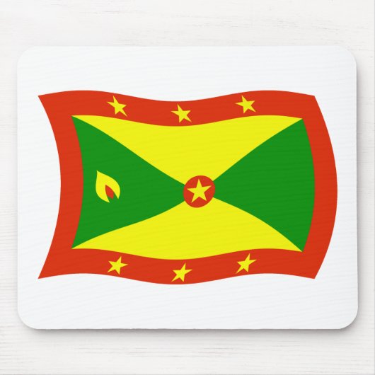 Grenada-Flagge-Mauspad Mousepad (Vorne)