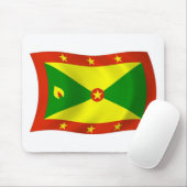 Grenada-Flagge-Mauspad Mousepad (Mit Mouse)