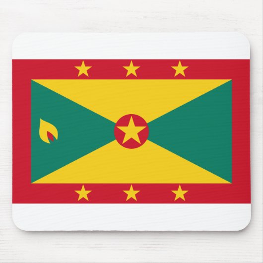 Grenada-Flagge Mousepad (Vorne)