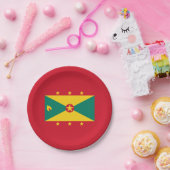 Grenada-Flagge Pappteller (Party)