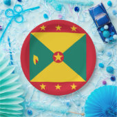 Grenada-Flagge Pappteller (Party)