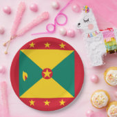 Grenada-Flagge Pappteller (Party)