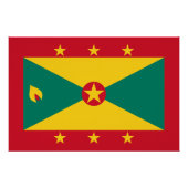 Grenada-Flagge Poster (Vorderseite)