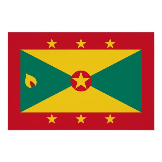 Grenada-Flagge Poster (Vorderseite)