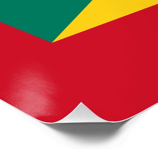 Grenada-Flagge Poster (Ecke)