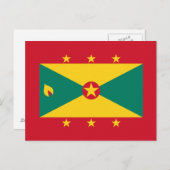 Grenada-Flagge Postkarte (Vorne/Hinten)