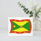 Grenada-Flagge Postkarte (Stehend Vorderseite)