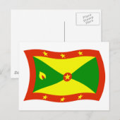 Grenada-Flagge Postkarte (Vorne/Hinten)