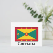Grenada-Flagge Postkarte (Stehend Vorderseite)