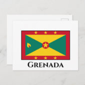 Grenada-Flagge Postkarte (Vorne/Hinten)