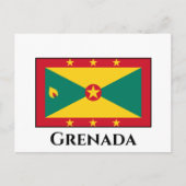 Grenada-Flagge Postkarte (Vorderseite)
