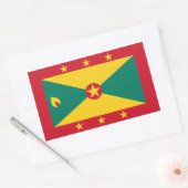 Grenada-Flagge Rechteckiger Aufkleber (Umschlag)