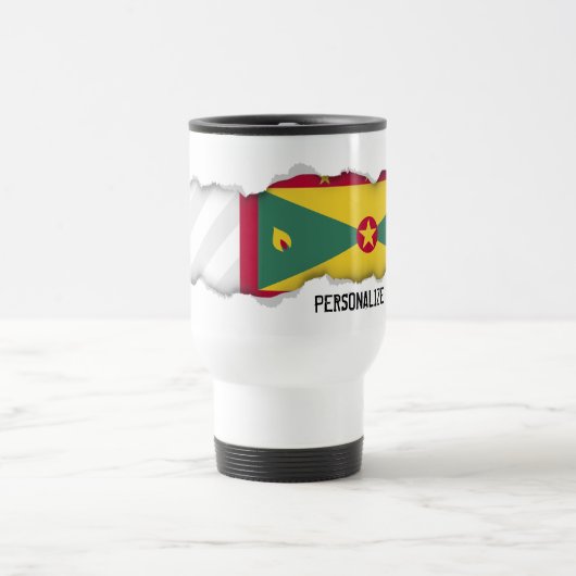 Grenada-Flagge Reisebecher (Mittel)