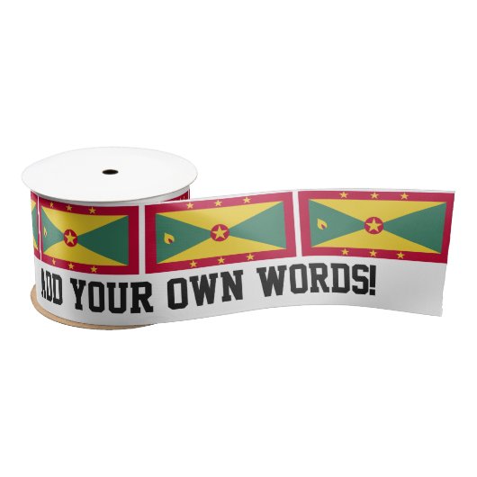 Grenada-Flagge Satinband (Spule)