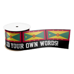 Grenada-Flagge Satinband