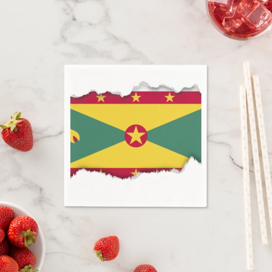 Grenada-Flagge Serviette (Beispiel)