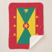 Grenada-Flagge Sherpadecke (Vorderseite)