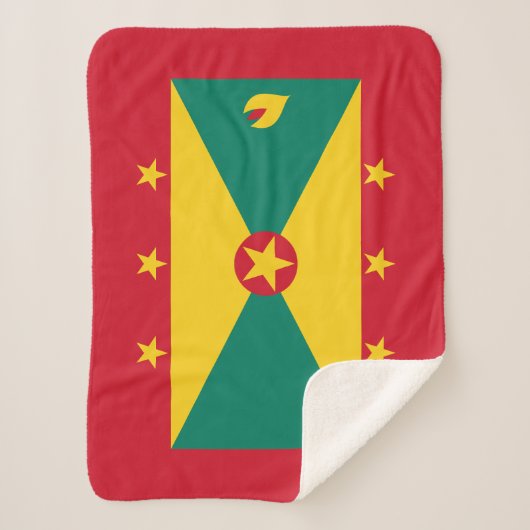 Grenada-Flagge Sherpadecke (Vorderseite)