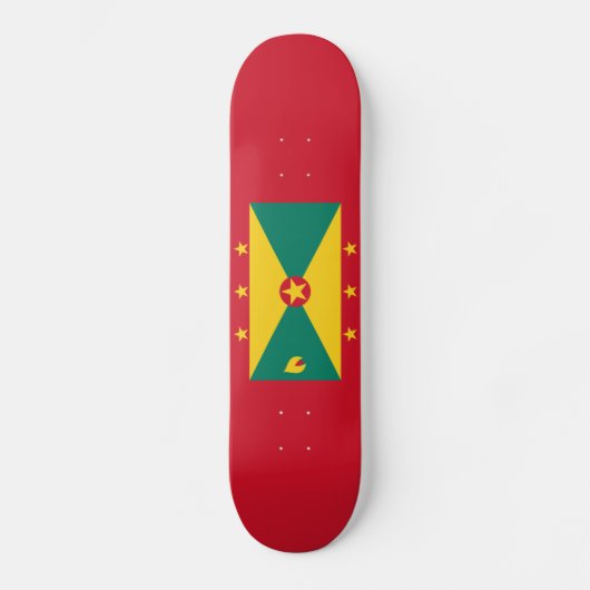 Grenada-Flagge Skateboard (Vorderseite)