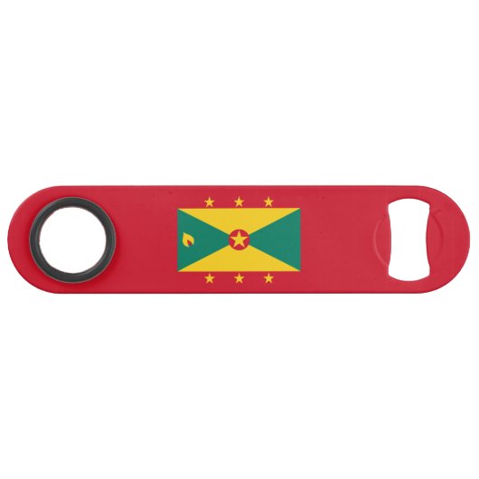 Grenada-Flagge Speed Flaschenöffner (Vorderseite (Horizontal))