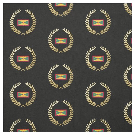 Grenada-Flagge Stoff (Muster)
