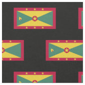 Grenada-Flagge Stoff (Nahaufnahme)