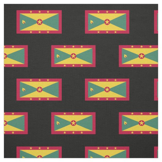 Grenada-Flagge Stoff (Muster)