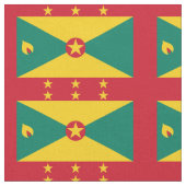 Grenada-Flagge Stoff (Nahaufnahme)
