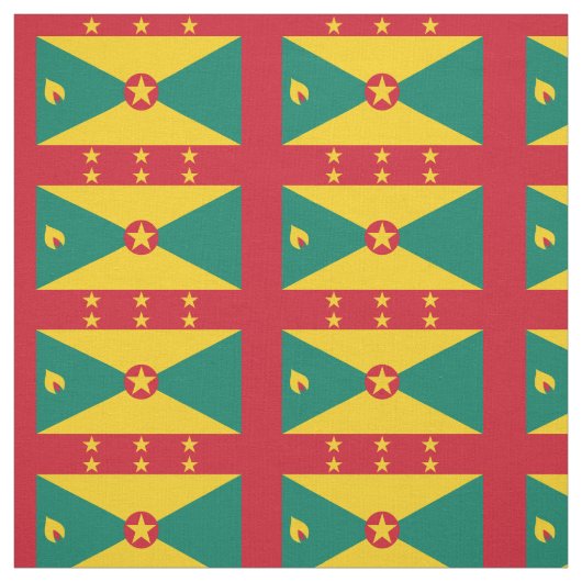Grenada-Flagge Stoff (Muster)