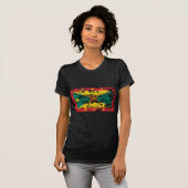 Grenada-Flagge T-Shirt (Vorne ganz)