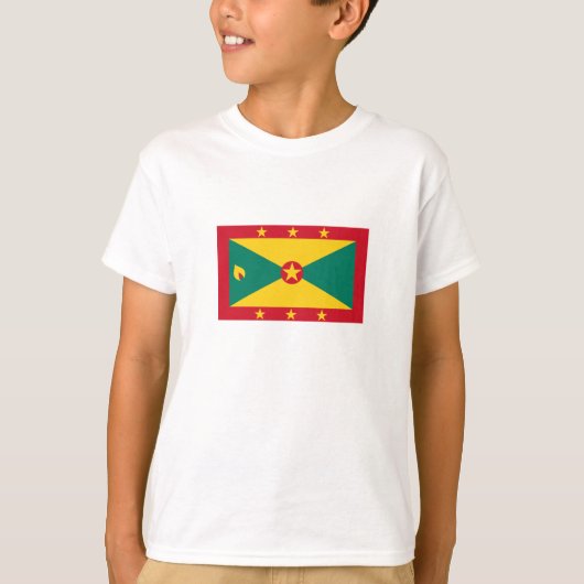 Grenada-Flagge T-Shirt (Vorderseite)
