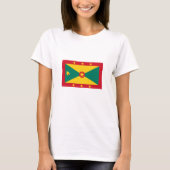 Grenada-Flagge T-Shirt (Vorderseite)