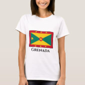 Grenada-Flagge T-Shirt (Vorderseite)
