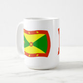 Grenada-Flagge Tasse (Vorderseite Links)