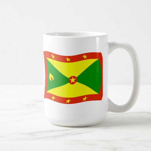Grenada-Flagge Tasse (Rechts)