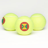 Grenada-Flagge Tennisbälle (Multi)