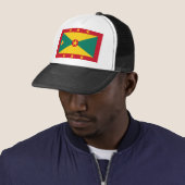 Grenada-Flagge Truckerkappe (Beispiel)