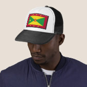 Grenada-Flagge Truckerkappe (Beispiel)