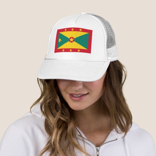 Grenada-Flagge Truckerkappe (Beispiel)