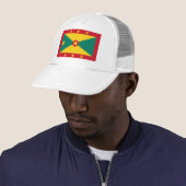 Grenada-Flagge Truckerkappe (Beispiel)
