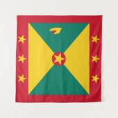 Grenada-Flagge Wandteppich (Vorderseite (Horizontal))