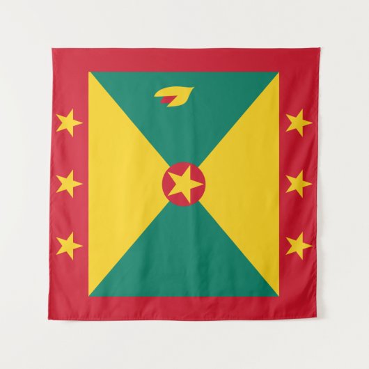 Grenada-Flagge Wandteppich (Vorderseite (Horizontal))