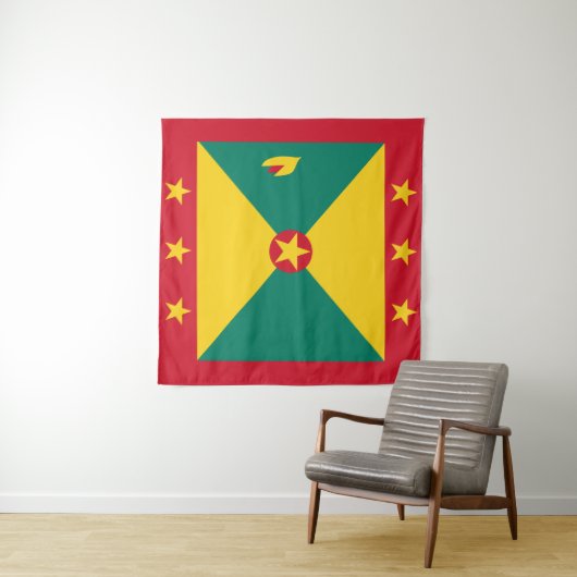 Grenada-Flagge Wandteppich (Beispiel (Horizontal))
