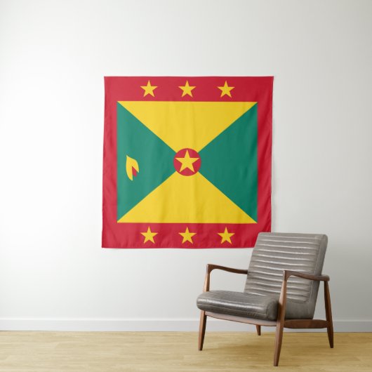 Grenada-Flagge Wandteppich (Beispiel)