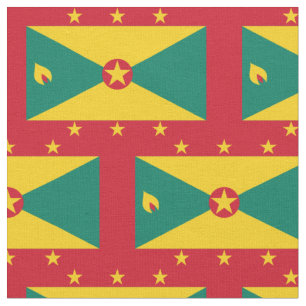Grenada-Flaggen-Gewebe Stoff
