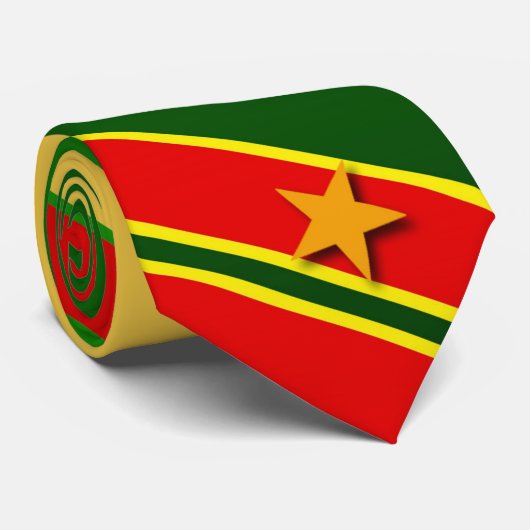 Grenada-Flaggen-Krawatte Krawatte (Gerollt)