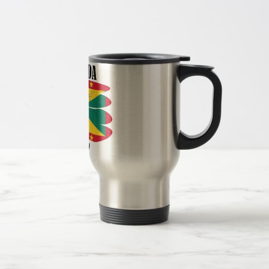 Grenada-Flaggen-Reise-Tasse Reisebecher (Rechts)