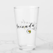 Grenada Flaggenherz, Grenadian Glas (Vorderseite)