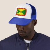 Grenada-Flaggenmütze Truckerkappe (Beispiel)